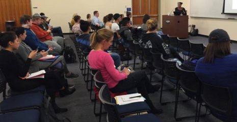 Xaviera Simmons artist talk at UConn_Stamford