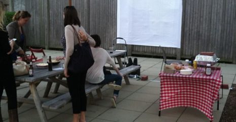 Outdoor Movie Night_programming for Kool-Aid Wino Exhibition